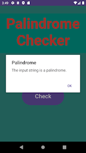 Palindrome Checker