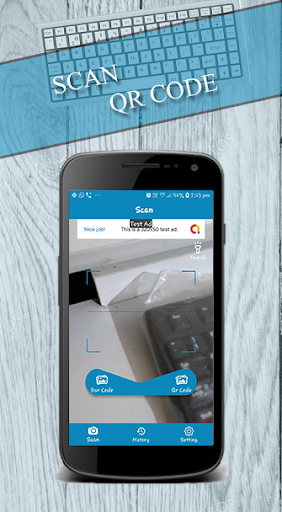 Android application Fast QR Code Reader screenshort