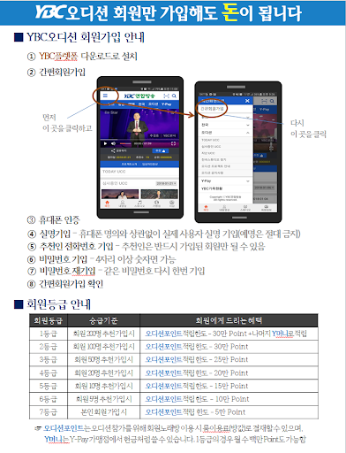 Android application YBC플랫폼 screenshort