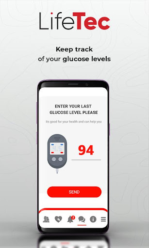 Android application LifeTec screenshort