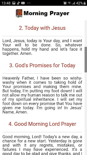 Morning Prayer Screen 2