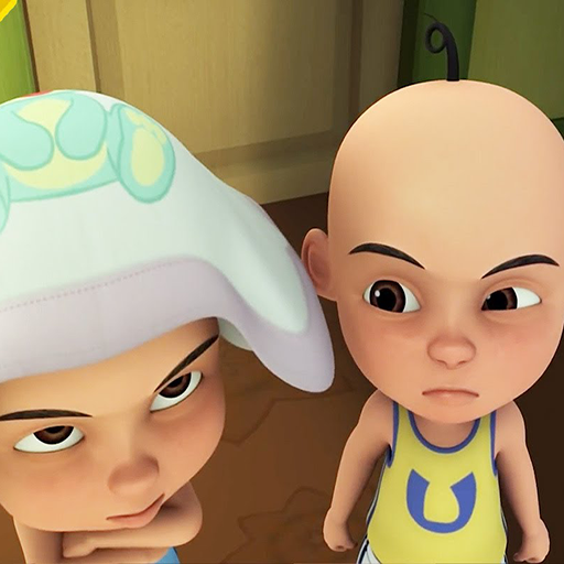 Adventure Upin Ipin motocycle