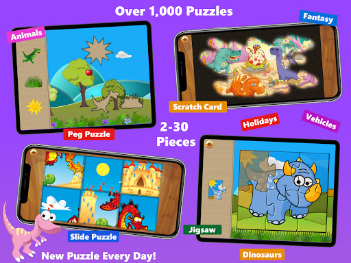 Screenshot of Dino Preschool Learning Games