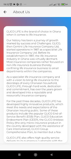 GLICO LIFE Screen 3