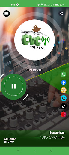 RADIO CVC HUANUCO Screen 2