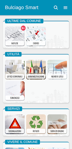 Android application Bulciago Smart screenshort