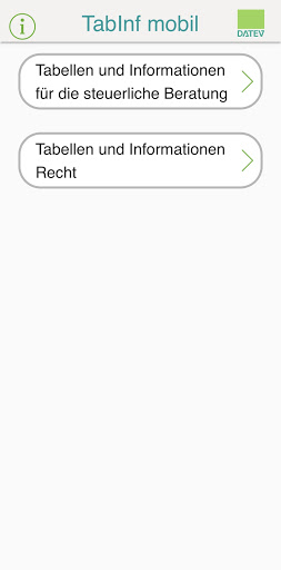 Android application DATEV TabInf mobil screenshort