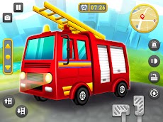 消防車消防士ゲーム：子供のための救助ゲームのおすすめ画像1