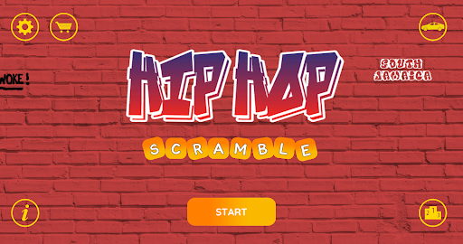 Android application HipHop Scramble screenshort