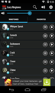 Scary Ringtones Screenshot