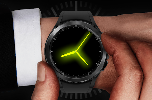 EY09 Yellow Glow Watchface Screen 2