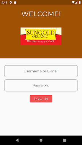 Sungold Organic Delivery App Screen 3