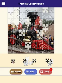 Trains & Locomotives Puzzle