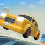 mini car racing game 3D icon