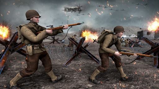 D-Day World War 2 Battle Game Screen 2
