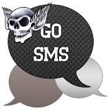 GO SMS - Skull Wings icon