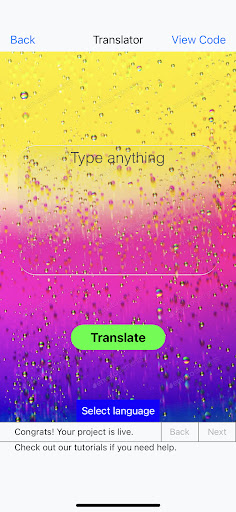 Android application Translator App screenshort