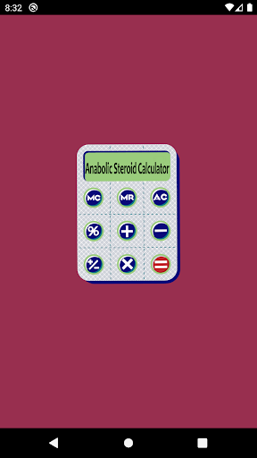 Anabolic Steroid Calculator Screen 2