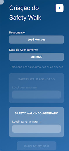Android application OGMA Safety Walk screenshort