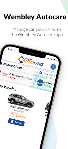 Android application Wembley Autocare screenshort