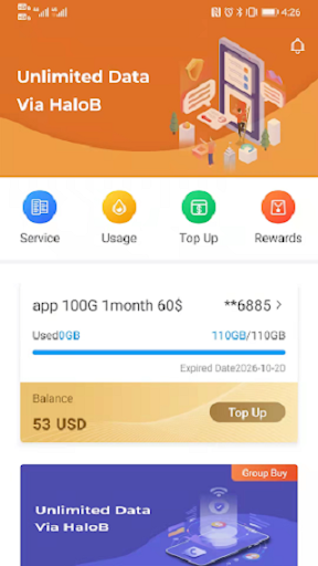 Android application RIMATEL screenshort