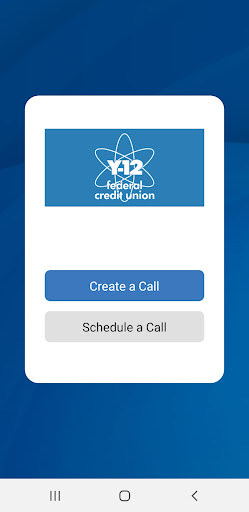 Android application Y-12 FCU Video Banking screenshort