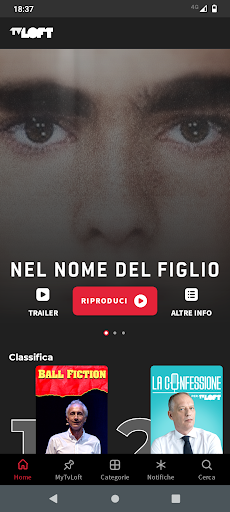 Android application TvLoft screenshort