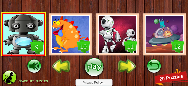 Space Life Puzzles