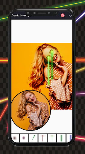 Android application Add Laser Eyes - Photo Editor screenshort