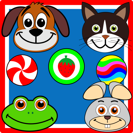 Pets & Candy. Cute animals  Icon