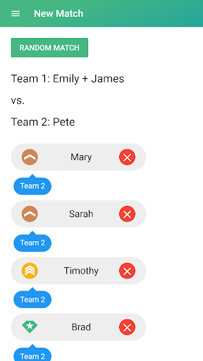 Kicktrack: The foosball score Screen 2