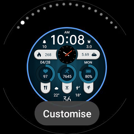 Button Component ZKin Watch screenshot 31