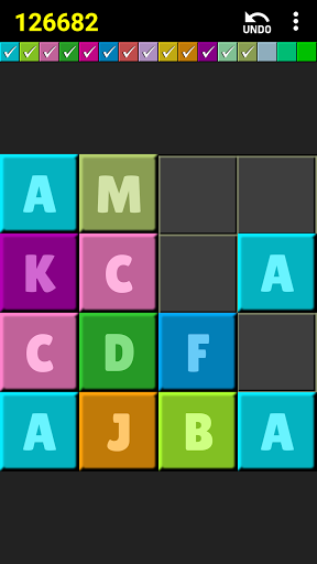 Screenshot of 2048 Colors Puzzle