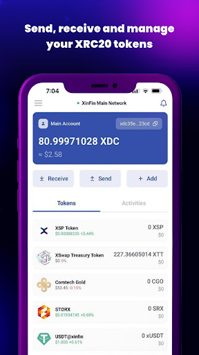 XSwap Wallet Screen 3