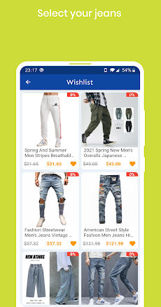 Mens jeans & Trousers online shoppingのおすすめ画像2
