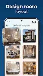House Design Plan 3D App - Screenshot Image