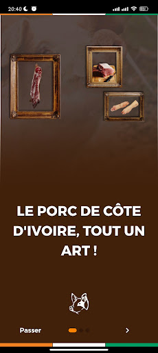 Android application Porc'Ivoire screenshort