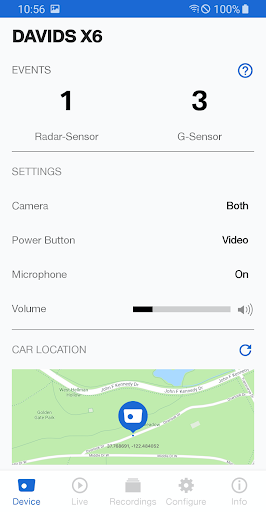Android application Advanced Car Eye 2.0 screenshort