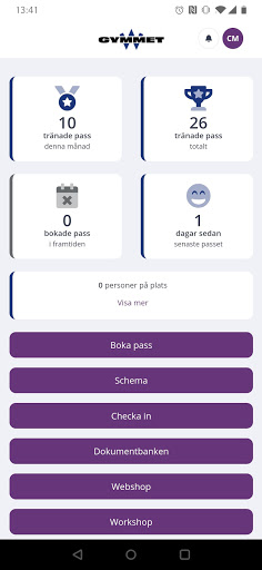 Android application Wondr booking app screenshort