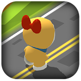 Dora Cat Girl Zigzag Run 3D icon