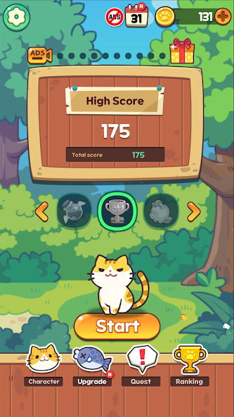 Cat&Friends! Jumping Away! 1.0.12 APK + Mod (Unlimited money) untuk android