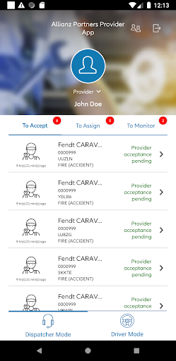 Allianz Provider App Screen 2