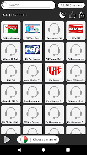 Android application Madagascar Radio Stations - FM screenshort