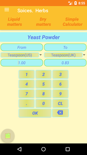 Culinary Calculator GD