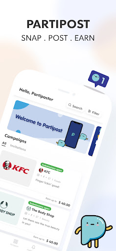 Screenshot of Partipost