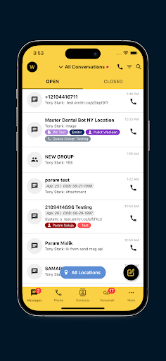 Android application Emitrr - Business SMS Software screenshort
