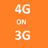 4g on 3G phone icon