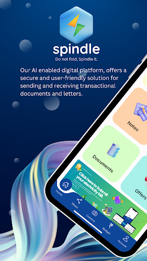 Android application Spindle: Eco Smart File Wallet screenshort