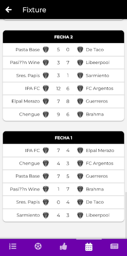 M L F Torneo Screen 3