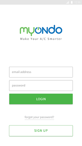 Android application myOndo screenshort